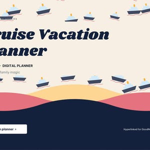 Cruise Vacation Planner Digital, Cruise Packing List, Port Day Planner, Cruise Countdown, Itinerary, Budget, Family Vacation image 2