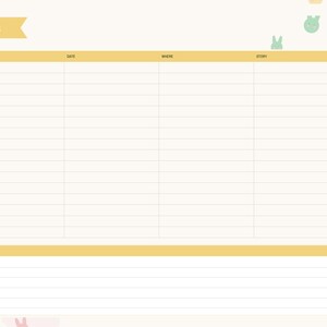 Digital Baby Memory Book, Baby Journal, Birth Story, Monthly Milestones, Baby Firsts, Family Tree, Letters to Baby bild 5