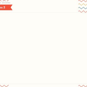 May include: A digital planner page titled Notes 3 with a red banner at the top. The left sidebar features a vertical list of tabs including Index, Setup, Calendar, and To-Do. The border has a colorful chevron pattern in yellow, blue, and red.