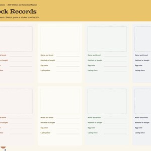 2027 Homestead Planner Digital, Chicken Keeping Log, Egg Production Tracker, Flock Records, Garden Planner, Feed Costs image 5
