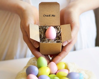 Custom Easter Card Egg Gift  - Crackable Husband Wife Easter card - Easter Gift - Unique Easter Basket Filler-  Funny Easter Egg Card - Gift