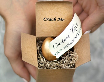 Custom Christmas "Card" - Crack The Egg - Unique Gift -Boyfriend Gift -Girlfriend Gift - Christmas Gift - Husband Wife Gift