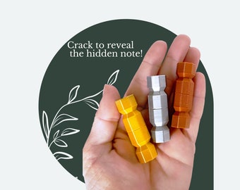 Custom Anniversary Card - Crack To Open -Anniversary Gift -  Love Note - 3D printed -Hidden Message - Unique Anniversary Card Gift