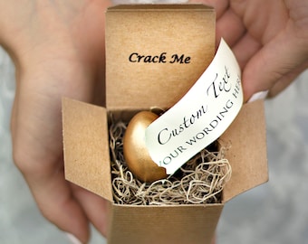 Homecoming proposal- Custom Crack Me Egg-  Unique Homecoming - Boyfriend Homecoming - Girlfriend Homecoming - Homecoming Proposal Ideas