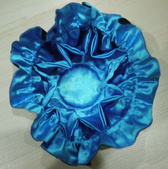 Navy Blue-blue Sapphire Silk & Satin Jewelry Bag Drawstring - Etsy