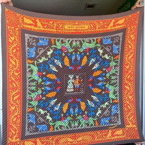 HERMES シルクスカーフ EARLY AMERICA aq12373 Hermes Early America - Etsy