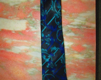 Vintage 1970's Men's Necktie Blues