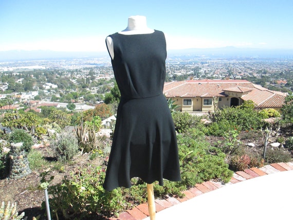 CLASSY Vintage 1980's Little Black Cocktail Dress
