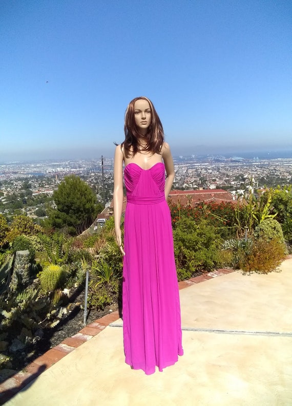 Hot pink sale designer dress