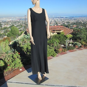 Vintage 1970&#39;s Disco Era Black Sleeveless Jumpsuit/Palazzo Style Pants Black Jumpsuit Vintage &#39;70&#39;s Studio 54