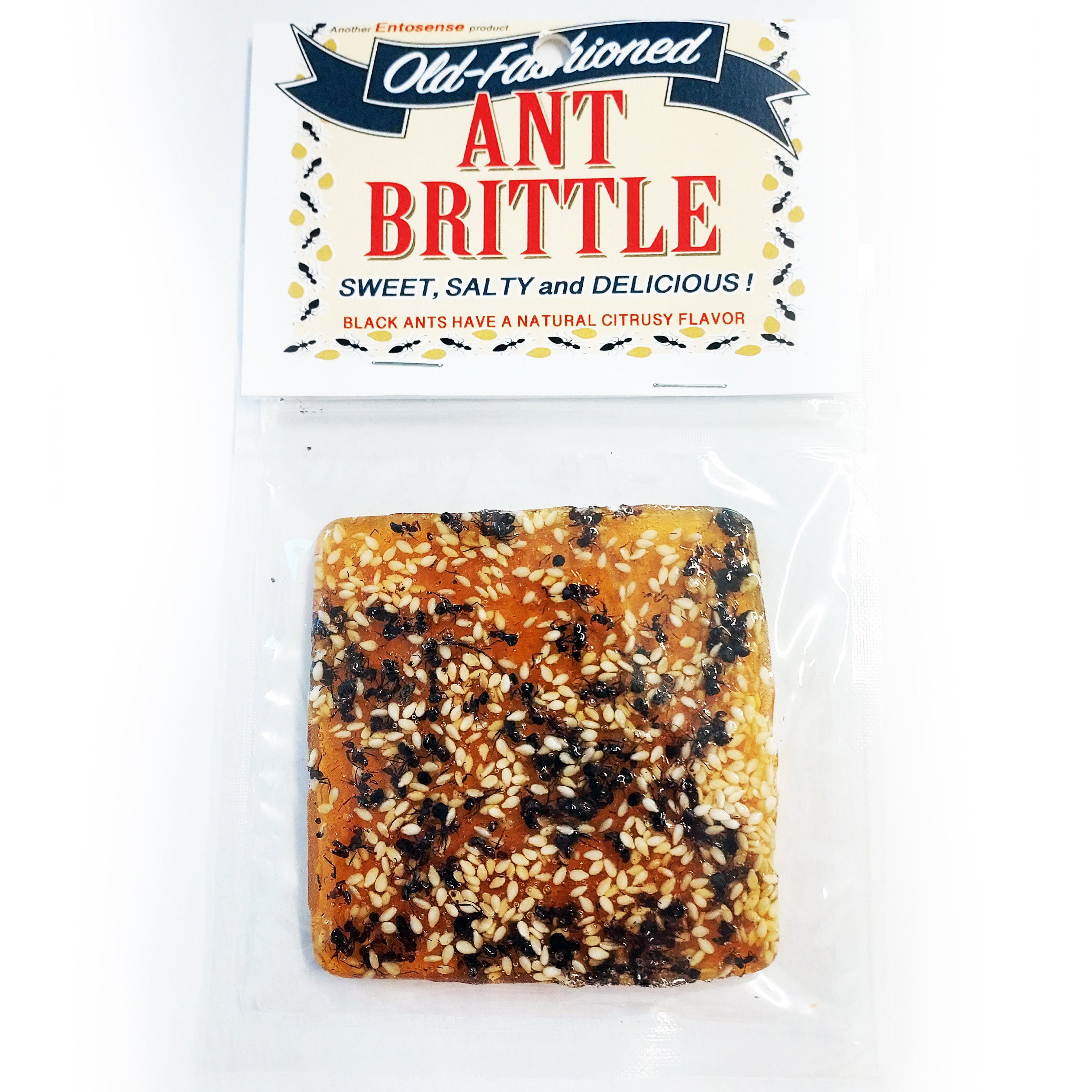 Britle Insect ANT BRITTLE Sesame Seed Citrus Flavor! Edible Insects Bred for Human ...