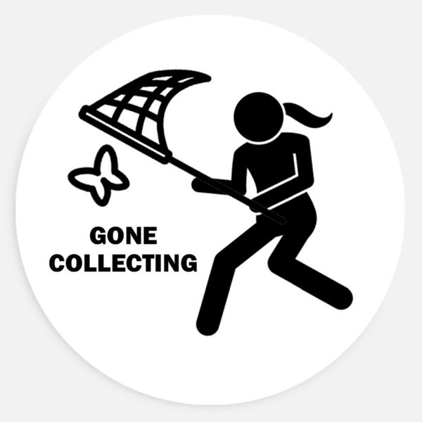 Gone Collecting FEMALE 1.5in sticker