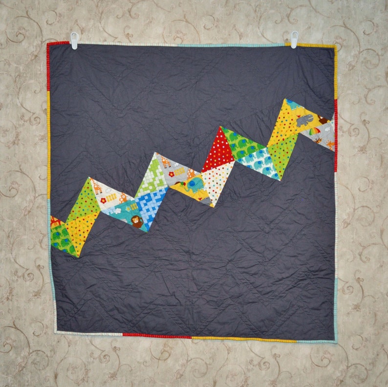 Chevron Baby Quilt Pattern image 4