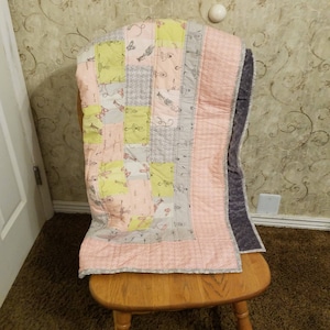 Pink Ballerina Patchwork Baby Quilt image 10