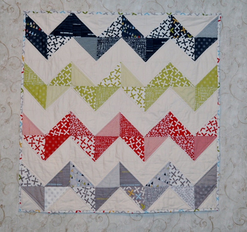 Chevron Baby Quilt Pattern image 3