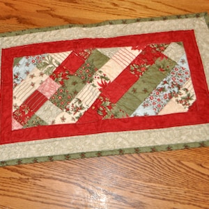 Diagonal Table Runner Pattern