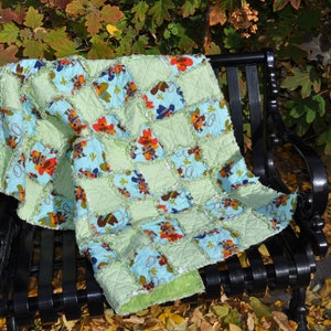Whimsical Owl Rag Quilt
