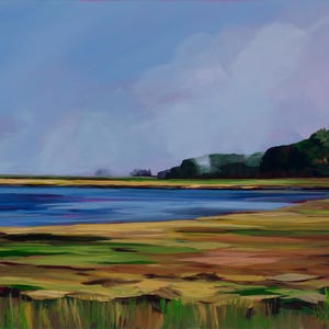Maine Landscape Scarborough Marsh 93