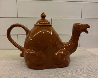 Charming Brown Ceramic Camel Teapot