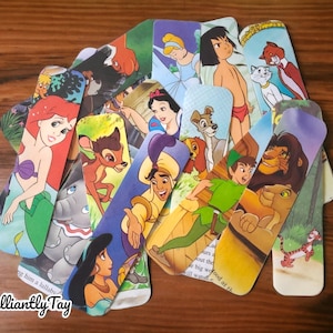 Surprise Pack of 5 Disney Bookmarks - Made from Recycled Materials