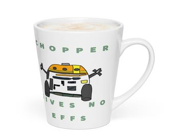 Chopper Ceramic Mug: 12oz Glossy Finish