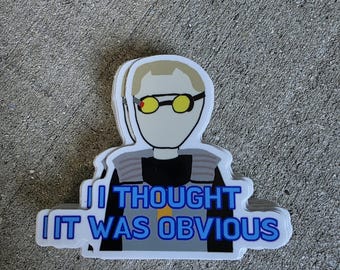 Minimalist Tech Sticker with Quote