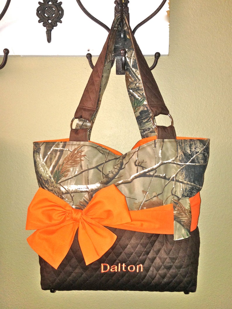 Personalized Diaper Bag Set In Real Tree Camo Print With | Etsy