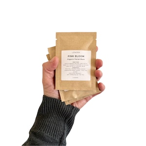 Organic Skincare Mini Packet / Sample Size / Gift for Everyone / Wedding favors / Bridesmaids Gifts