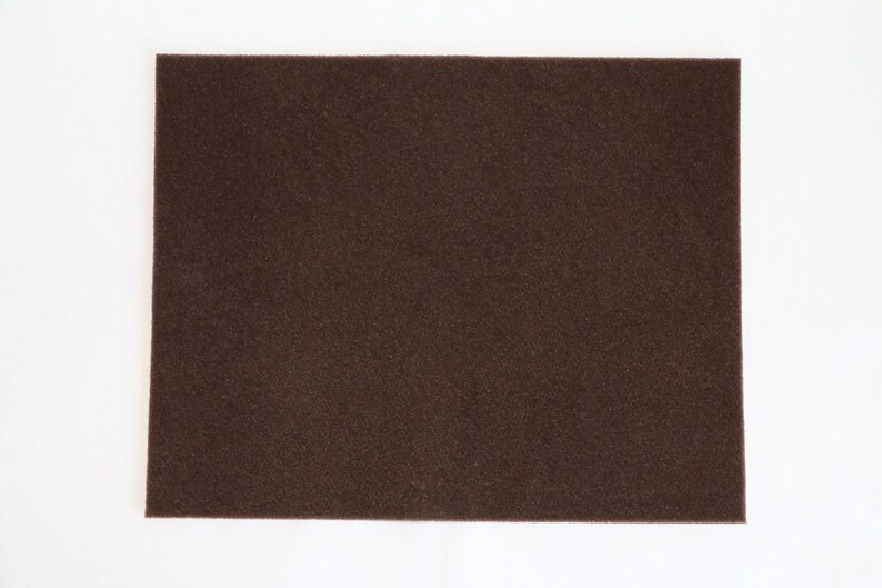 Vellux Bead Mat 11 x 14 inches Jewelry Work Surface in Chocolate Brown image 3