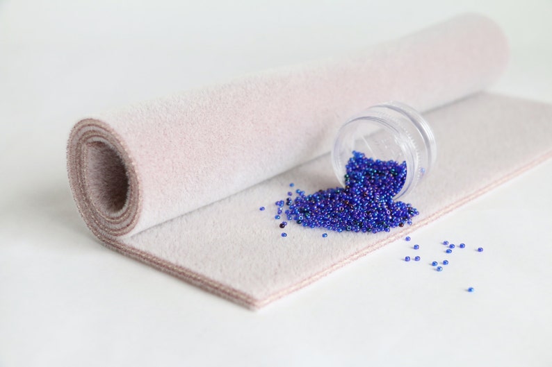 Vellux Bead Mat 11 x 14 inches Jewelry Work Surface in Mauve Etsy