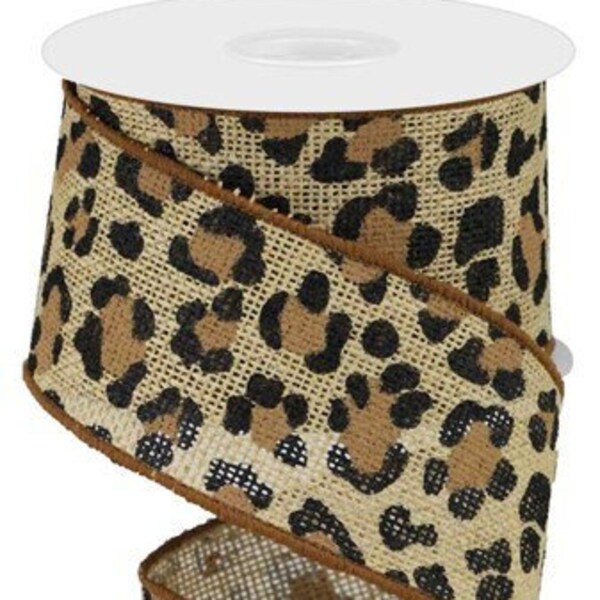 Cheetah Print Ribbon - Etsy