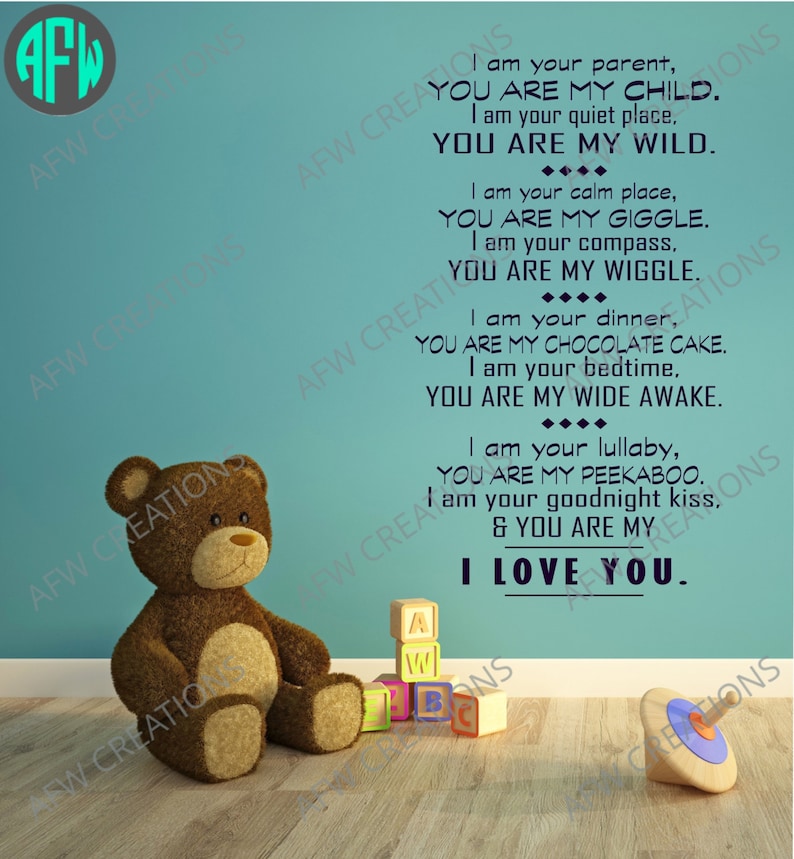 Digital Cut File I am Your Parent Parents Promise Vinyl | Etsy