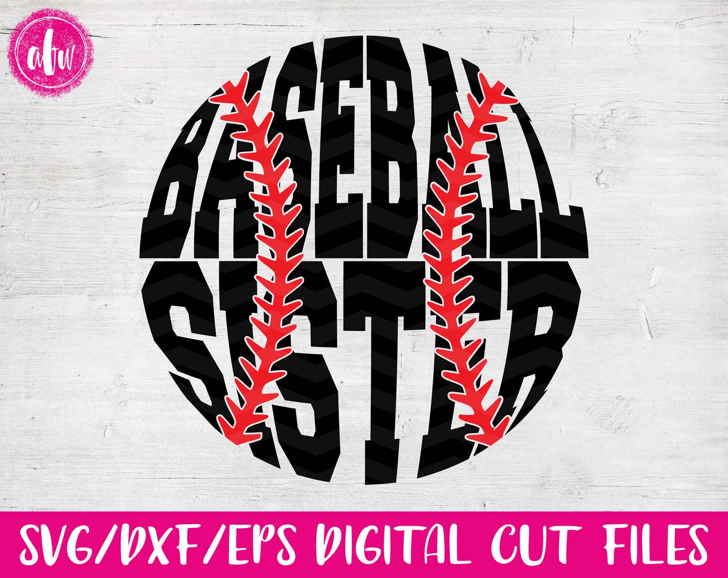 Download Baseball Sister SVG DXF EPS Cut File Sports No Layer | Etsy