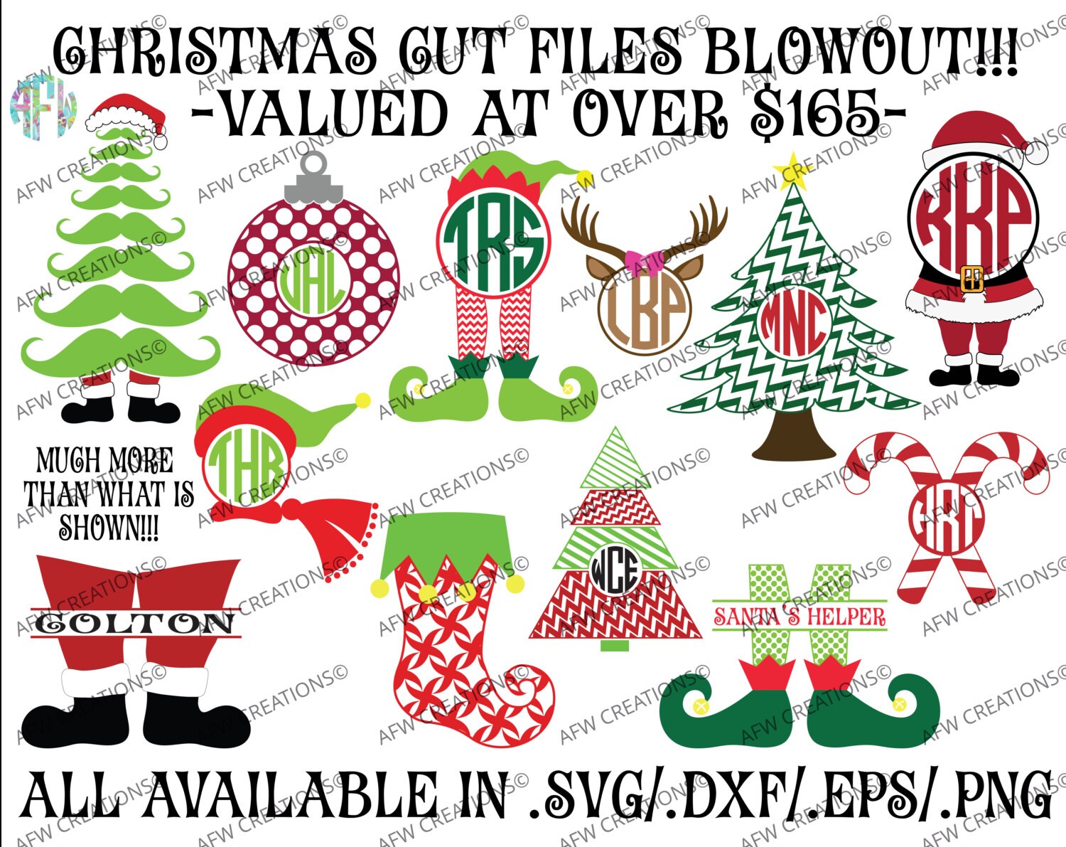 Download Digital Cut Files Ultimate Christmas Package SVG DXF EPS ...
