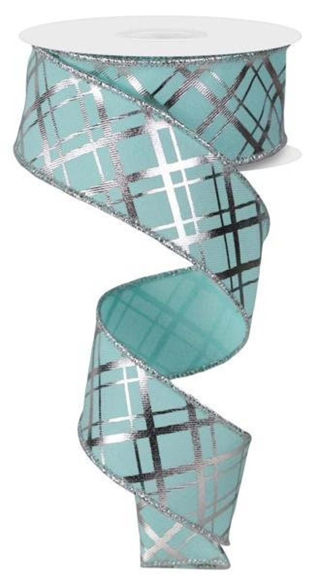 Ships Free Over 35 in US - Metallic Thick/thin Diagonal Check Wired ...