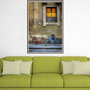 Bikes Art Print, Florence Wall Art, Italy Art Print, Printable Poster Bikes, Bikes Printable Art, Italy Wall Art Print, Digital Download image 2