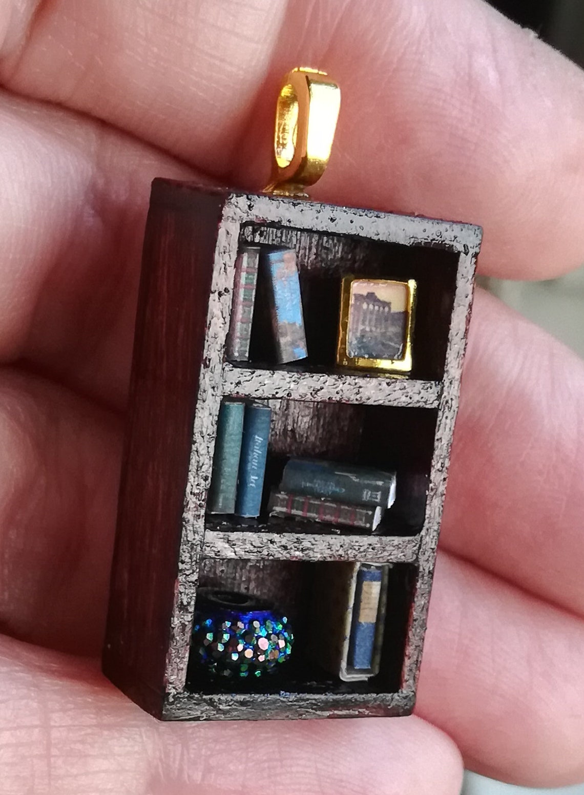 Custom Bookshelf Includes Your Book Cover Etsy