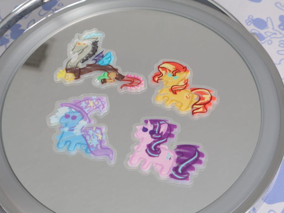 My Little Pony (MLP) | Sketch Semi-transparent Matte Vinyl Sticker - 1. ...