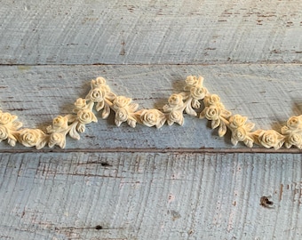 Roses Garland Vines Architectural Onlays Mouldings Flexible /NEW!