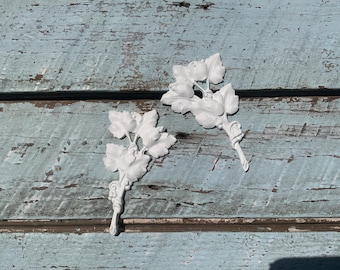 FURNITURE APPLIQUES Floral leaves Branches Furniture Onlays Mouldings / Olive leaves Architectural Ornaments Crafts
