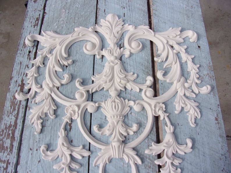 FURNITURE APPLIQUES Onlays Wall Decor Large Architectural Etsy
