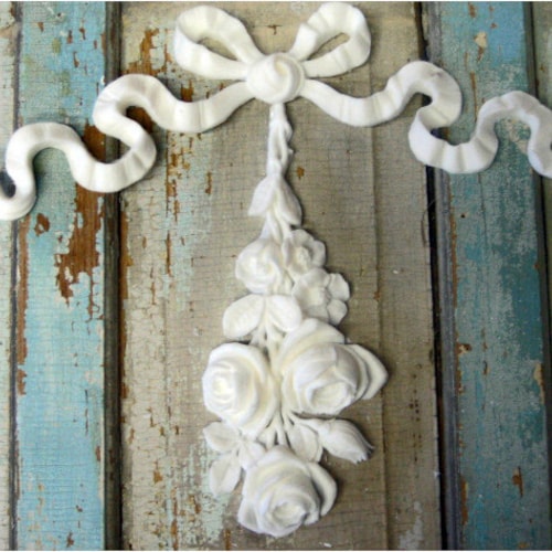 Shabby Chic Furniture Onlays Appliques Carvings Architectural Etsy