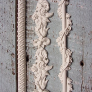 FURNITURE APPLIQUES Mouldings Flexible Architectural Moulding Trims Onlays Shabby Chic Style USA  8.00 No limit shipping