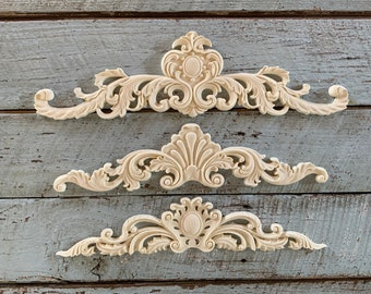 ARCHITECTURAL ONLAYS Furniture Appliques Onlays Mouldings FLEXIBLE!