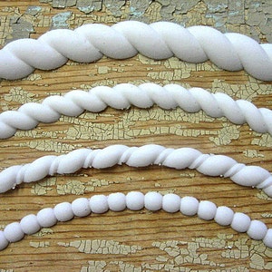 Furniture Moulding FLEXIBLE Beading Rope mouldings Architectural moulding Resin paintable