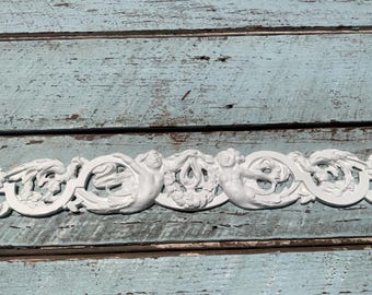 Angels Cherubs ROSES swags CENTER Furniture Onlays Appliques FLEXIBLE