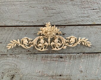 Shabby Chic Rose Bouquet Large Center FURNITURE APPLIQUES Flexible! NEW!
