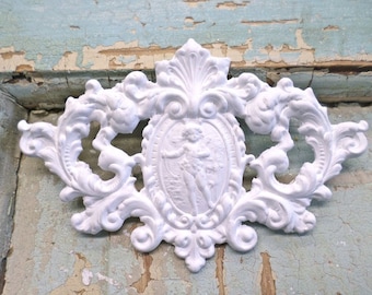 ANGEL CHERUBS Architectural Crest Furniture Appliques Onlays wall decor crafts FLEXIBLE