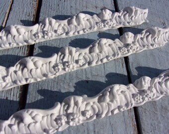 Shabby Chic FURNITURE APPLIQUES Vintage Molding Onlays Architectural Center  Made in the Usa