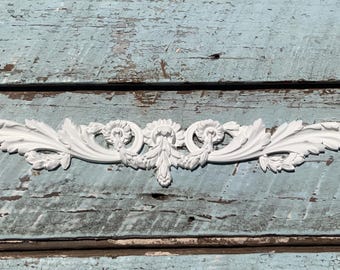 French Floral Swags Center Furniture  Appliques Architectural Onlays Mouldings FLEXIBLE